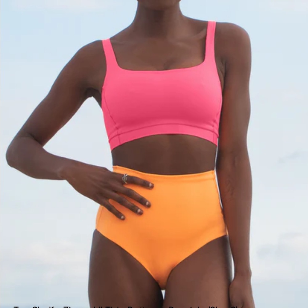 Left On Friday NWT Orange Bikini BOTTOM